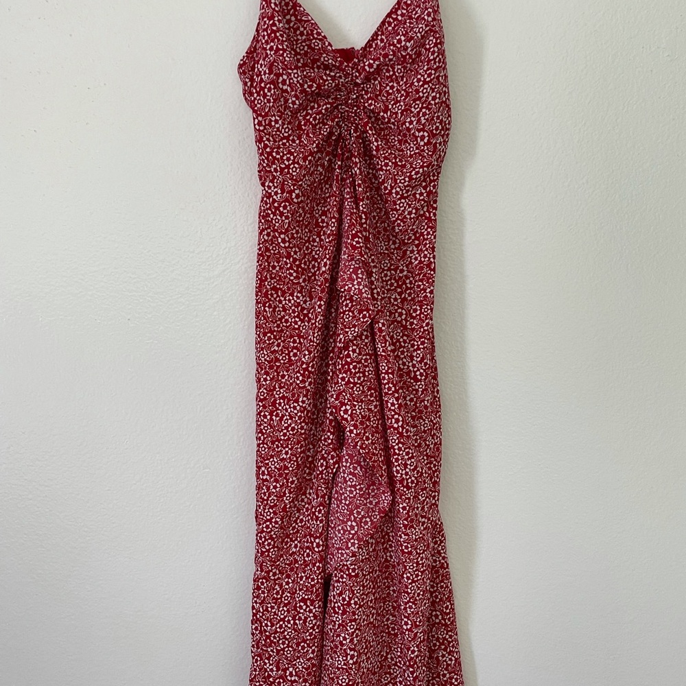 High low floral dress